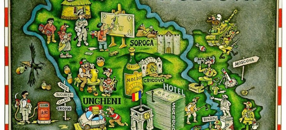 republica moldova, harta moldova