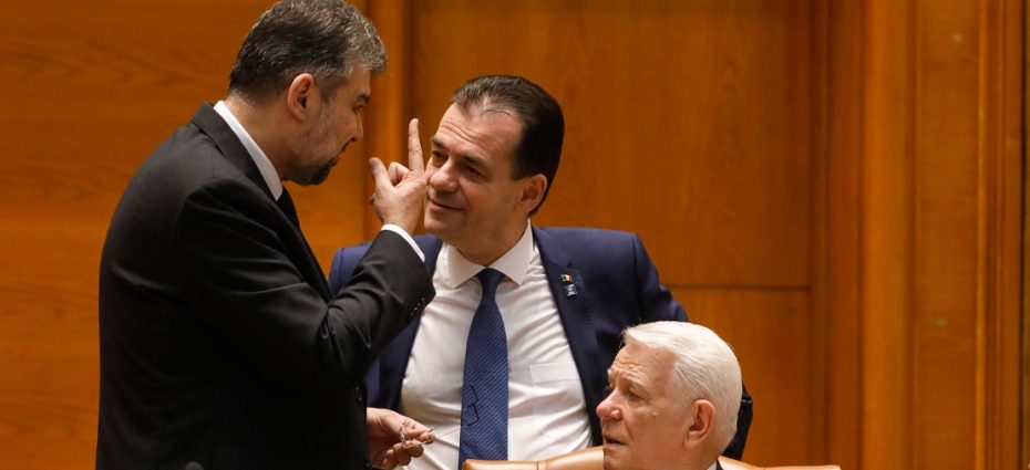 Marcel Ciolacu - Ludovic Orban - Melescanu InquamPhotos - George Călin