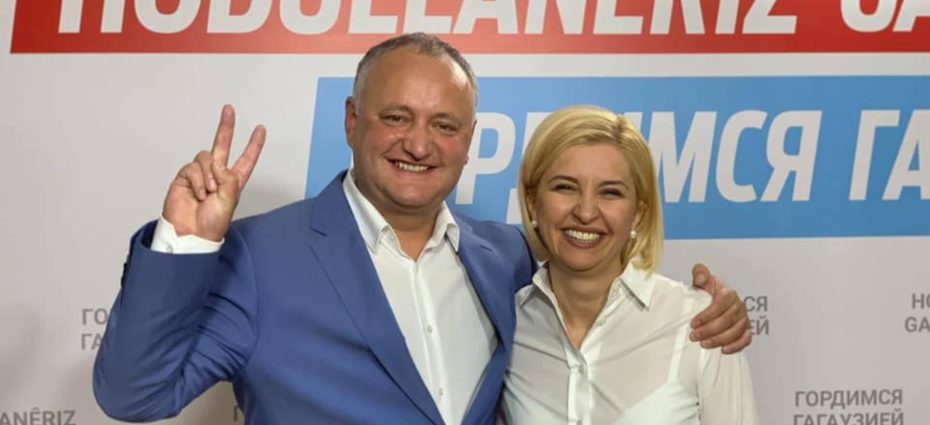 Irina Vlah si Igor Dodon
