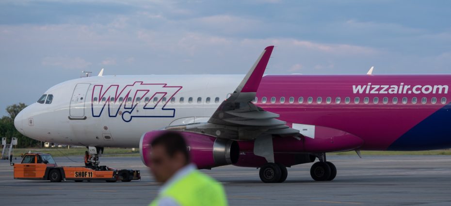 aeroport, wizz air, avion