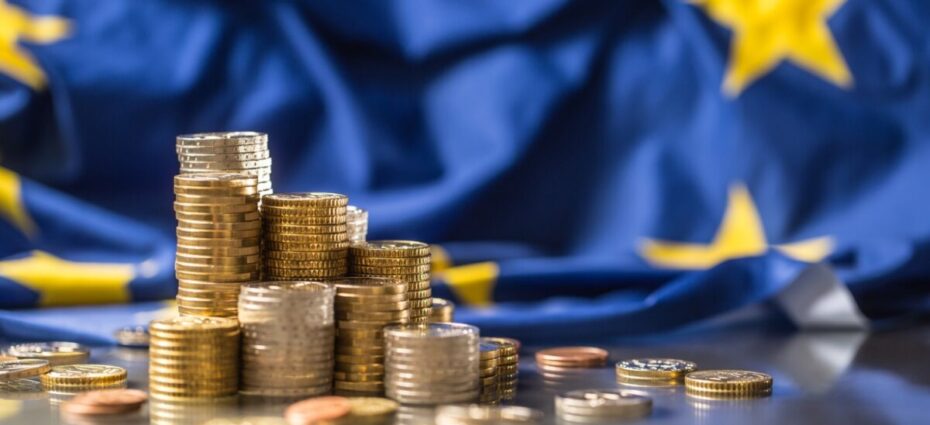 euro, monede, bani, steag ue