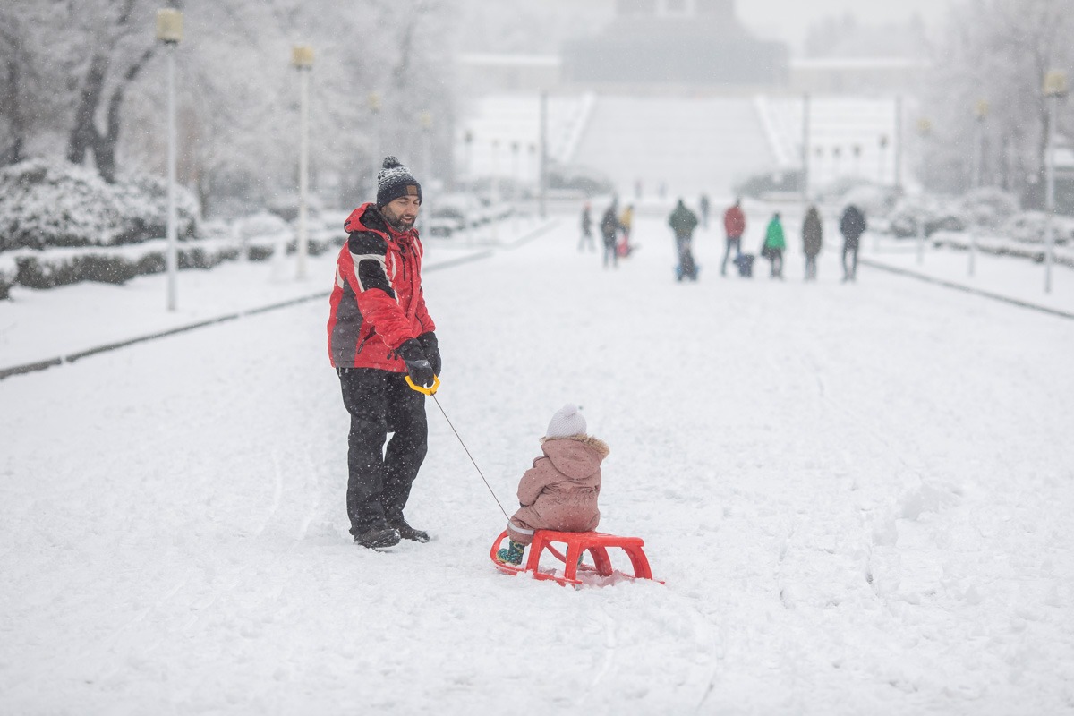 METEO: Cod galben de ninsori abundente, polei, vânt pentru jumătatea de nord a ţării, până joi dimineaţa