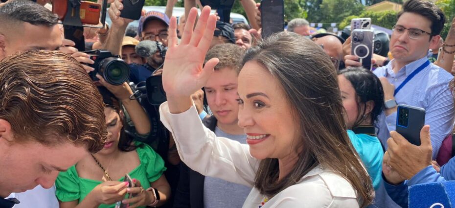 Maria Corina Machado, lidera opozitie venezuela, caracas, liberală