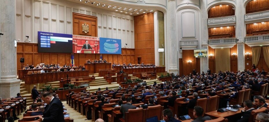 Camera Deputaților, plen, vot Parlament