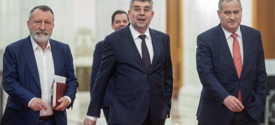 Marcel Ciolacu, premier, Marian Neacsu, Paul Stanescu, psd
