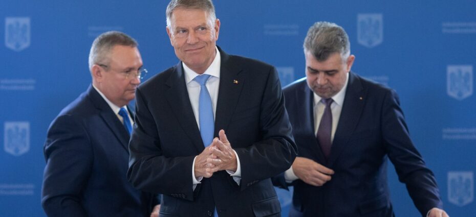 Nicolae Ciuca, Klaus Iohannis, Marcel Ciolacu