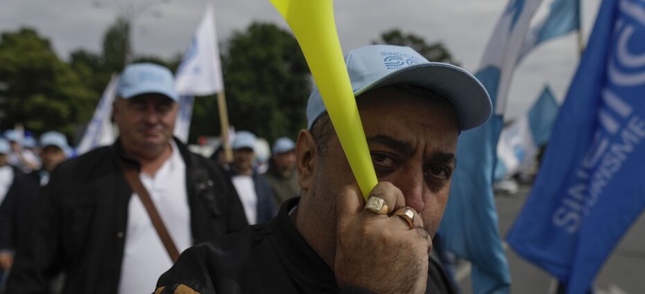 protest BNS, sindicate