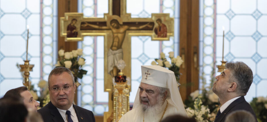 marcel ciolacu, preot, slujba, biserica, nicolae ciuca, patriarhul daniel