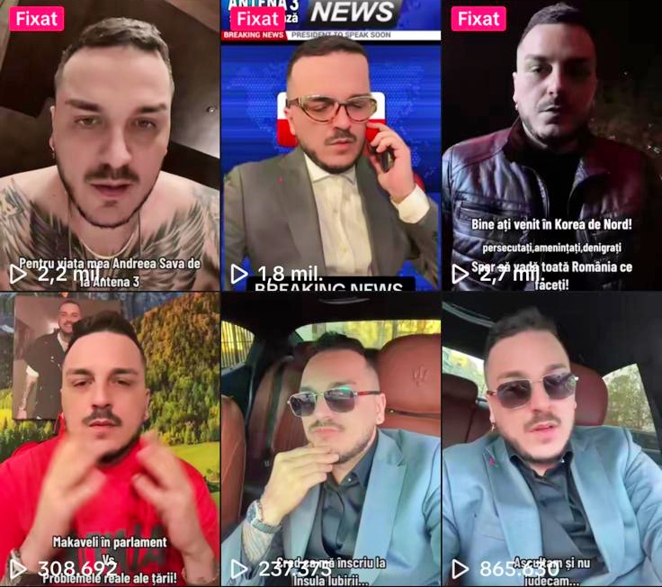 SURSE: Makaveli, influencer asociat cu pro-rușii Diana Șoșoacă și Călin Georgescu, săltat de polițiști pentru audieri. Nu și-ar fi declarat veniturile din social media