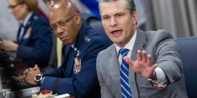 Pete Hegseth, secretarul american al apărării, șeful pentagonului