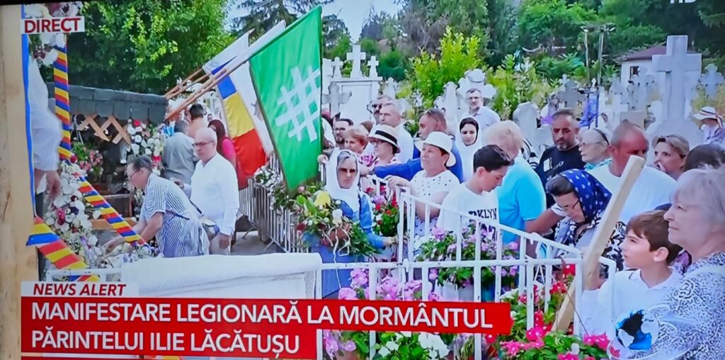 manifestare legionara, preot ilie lacatusu, cimitirul giulesti