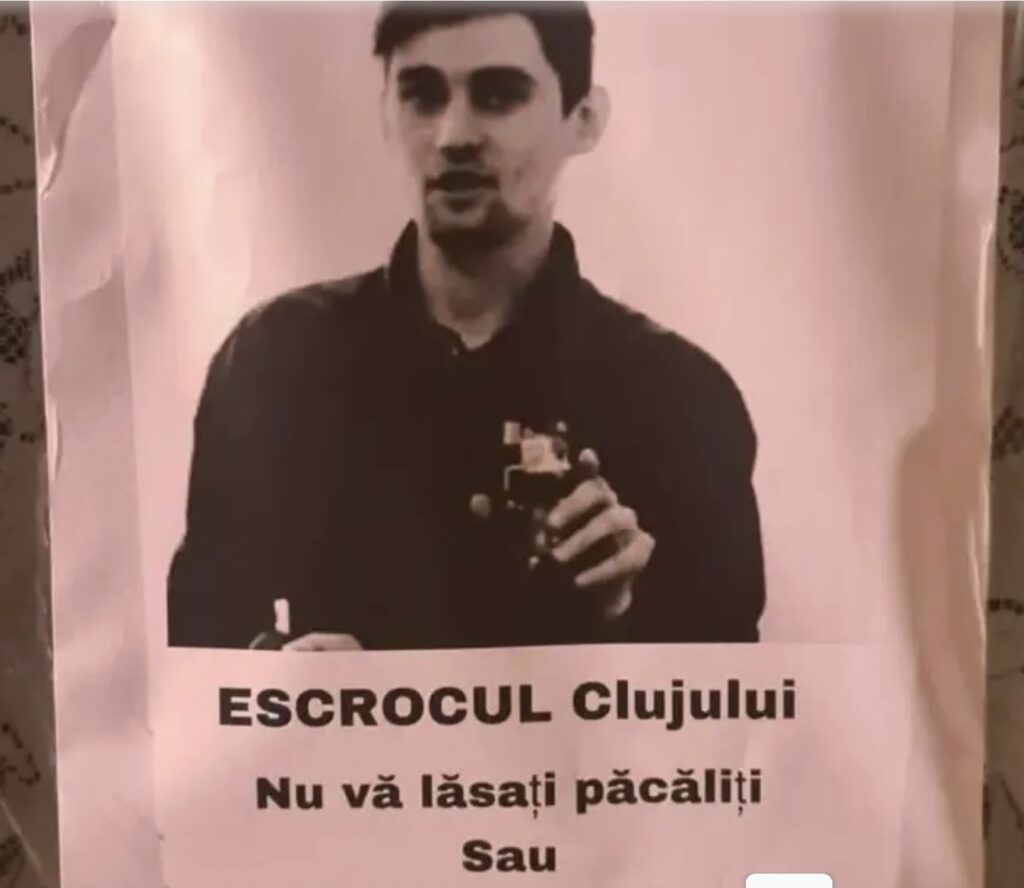 Escrocul Clujului, afis