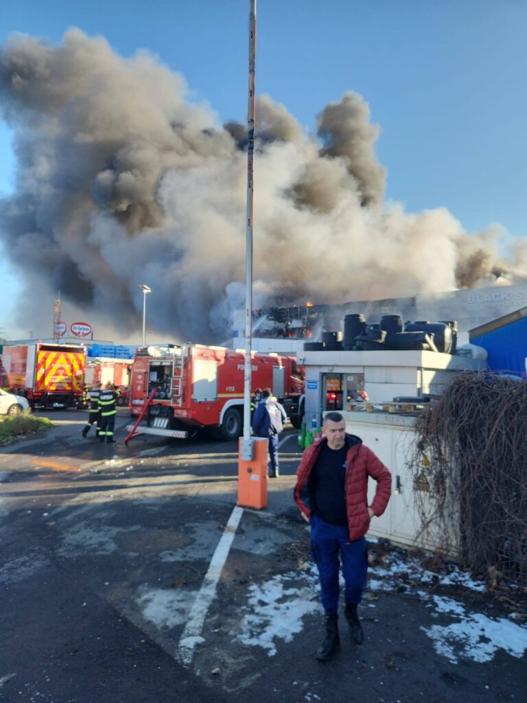 incendiu in capitala