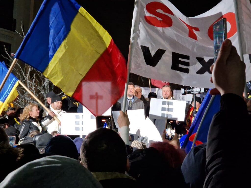 Alecu AUR la protest