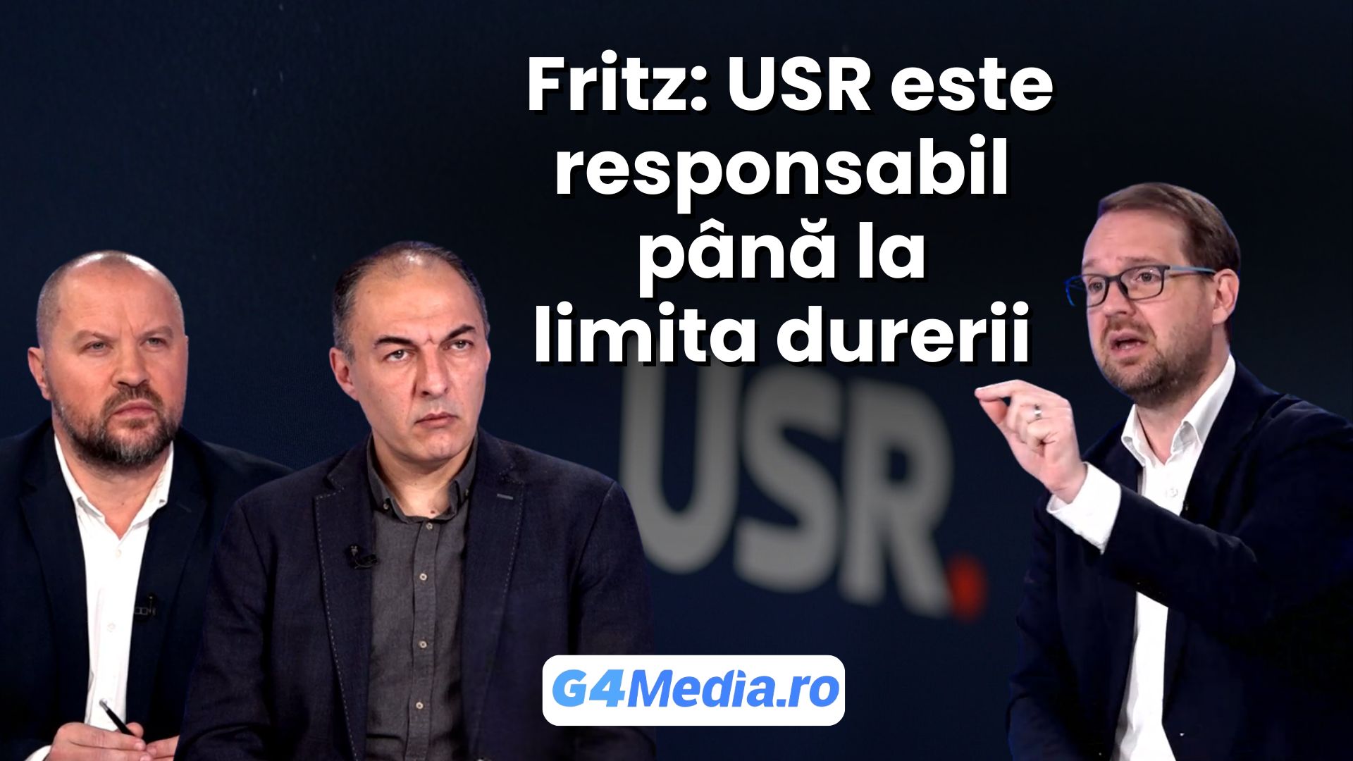 EXCLUSIV VIDEO Dominic Fritz despre coaliție: USR este responsabil până la limita durerii / PSD e nemulțumit de Bolojan pentru că Bolojan nu e Ciucă
