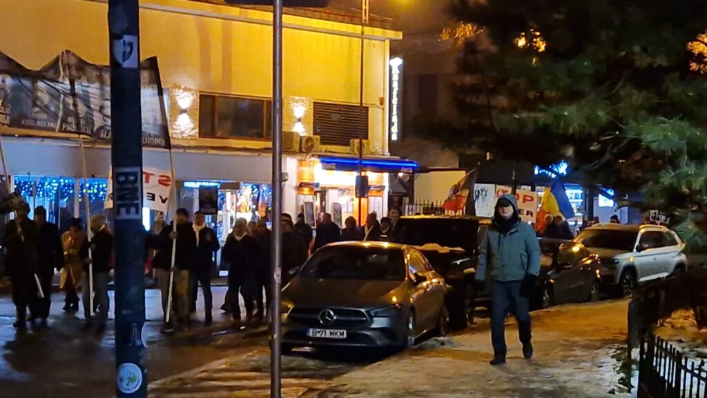 Protestatari aripa Claudiu Târziu