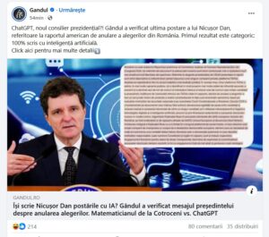 fake news ursula nicusor georgescu turul doi inapoi, europa, ue, harta, călin georgescu, facebook, robert turcescu, ion cristoiu sua romania