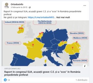 fake news ursula nicusor georgescu turul doi inapoi, europa, ue, harta