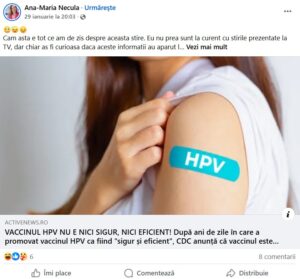 medici antivaccinisti, conspiratii, social media, hpv