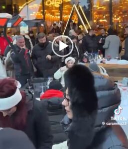 Adrian Veștea și Hubert Thuma surpinși la Nuba Chalet. sursa Tik Tok