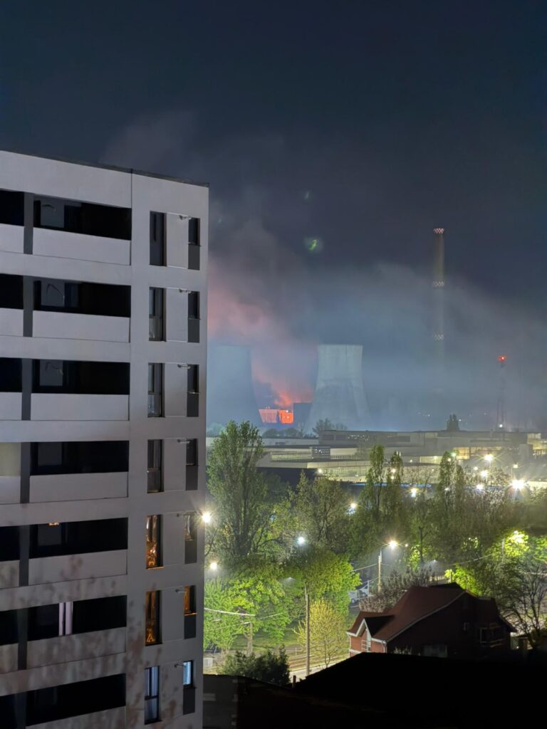 Incendiu CET VEST