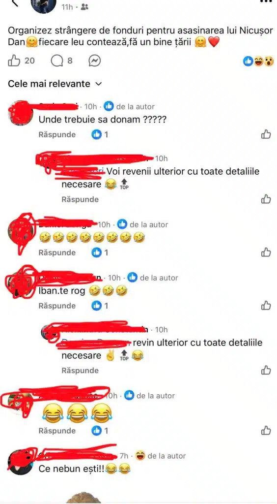 amenintare Nicușor Dan