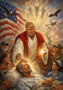 donald trump vindecator Isus Christos