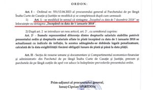 inflatie procurori parchet general