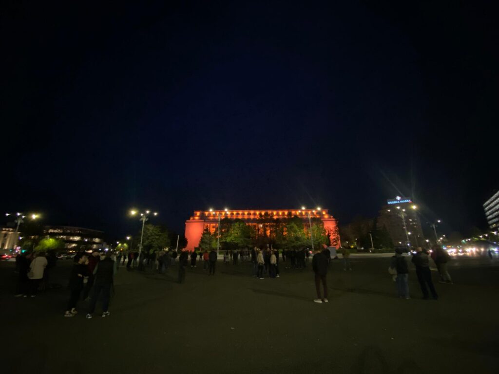 protest seara piata victoriei, pro bolojan