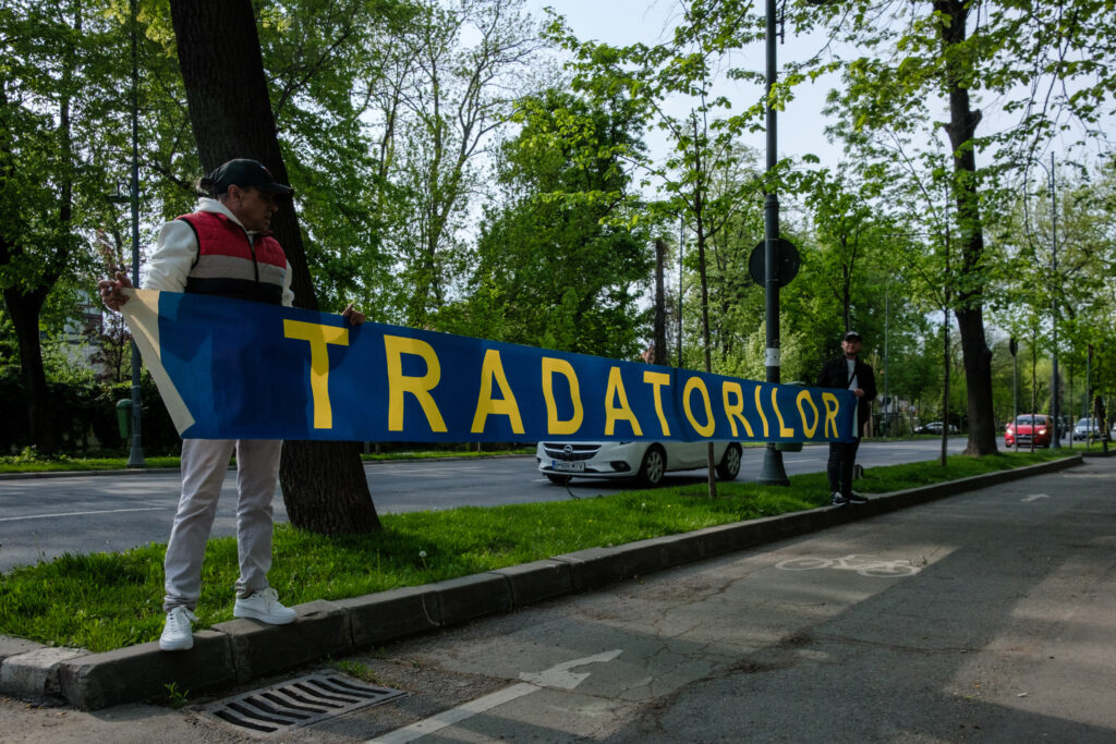 BUCURESTI - SEDIUL PSD - PROTEST