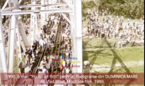 Imagini din filmul documentar „Duminica mare”, în regia lui Vlad Druc, o producție Moldova-film, 1990. Imagini din filmul documentar „Duminica mare”, în regia lui Vlad Druc, o producție Moldova-film, 1990. Sursa foto: Arhivele Naționale ale Republicii Moldova