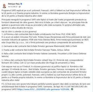 petrisor peiu, safe