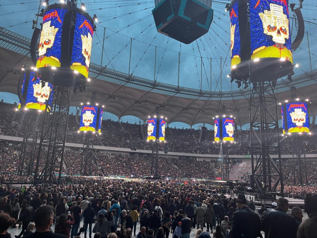 concert Metallica, public