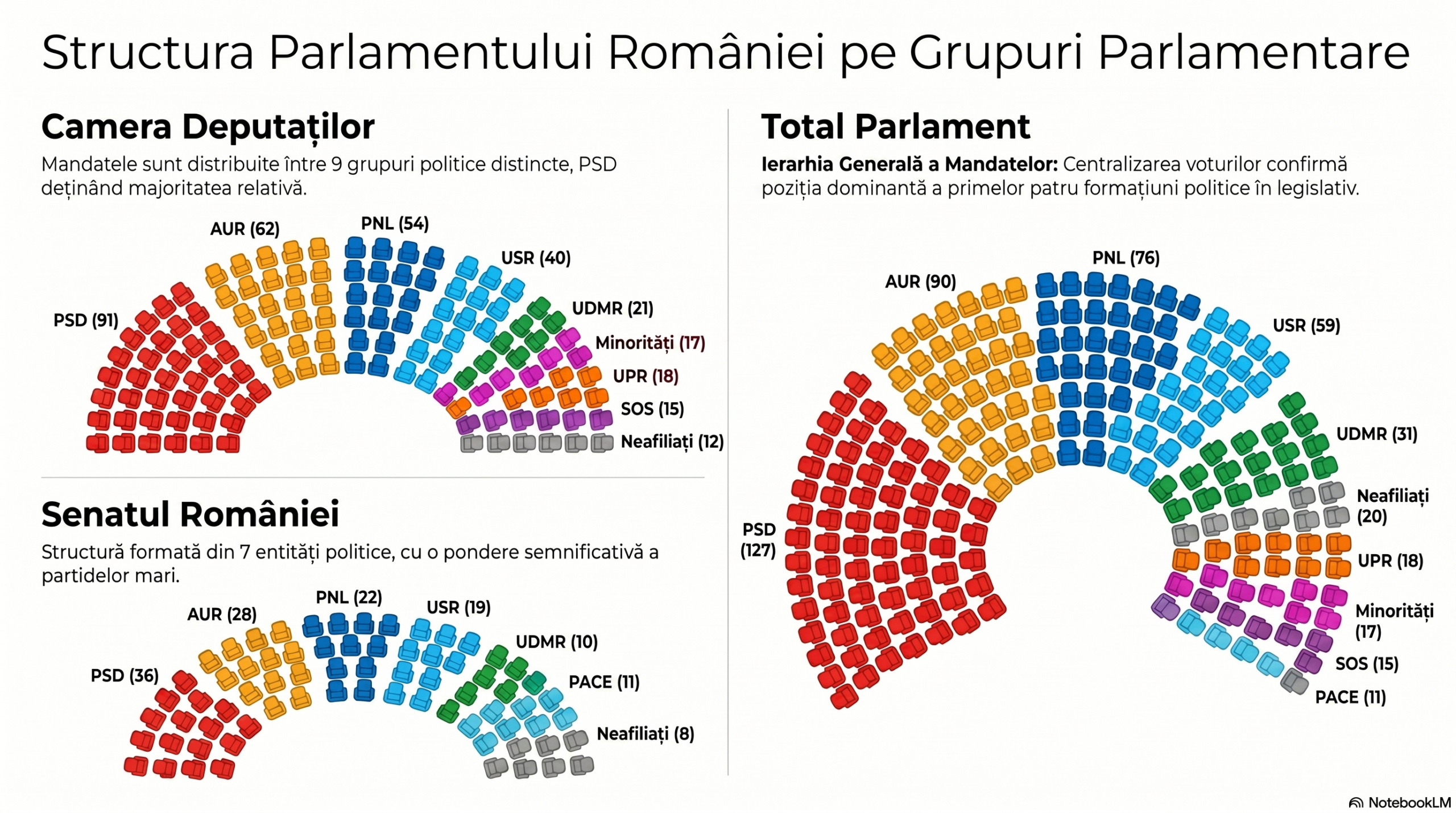 Guvernul Veștea are nevoie de voturile AUR, în orice scenariu bazat pe informațiile actuale / O demonstrație pe înțelesul președintelui Nicușor Dan