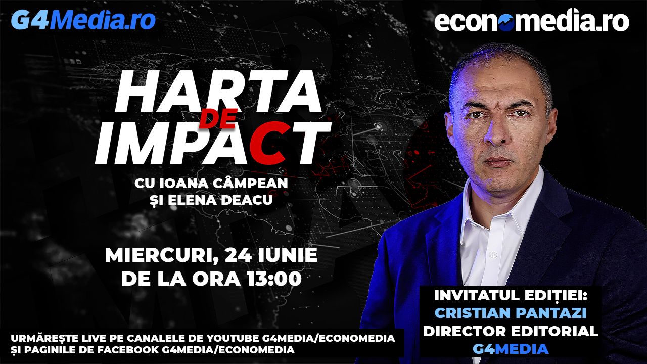 Analiza momentului în emisiunea „Harta de impact”, împreună cu jurnalistul Cristian Pantazi, miercuri de la ora 13.00