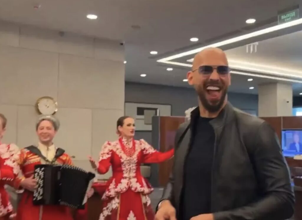 andrew tate in rusia