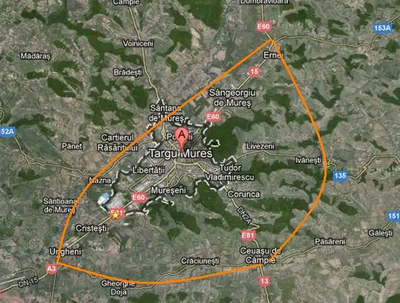 Acord de colaborare pentru realizarea centurii ocolitoare nord-vest a municipiului Târgu Mureș