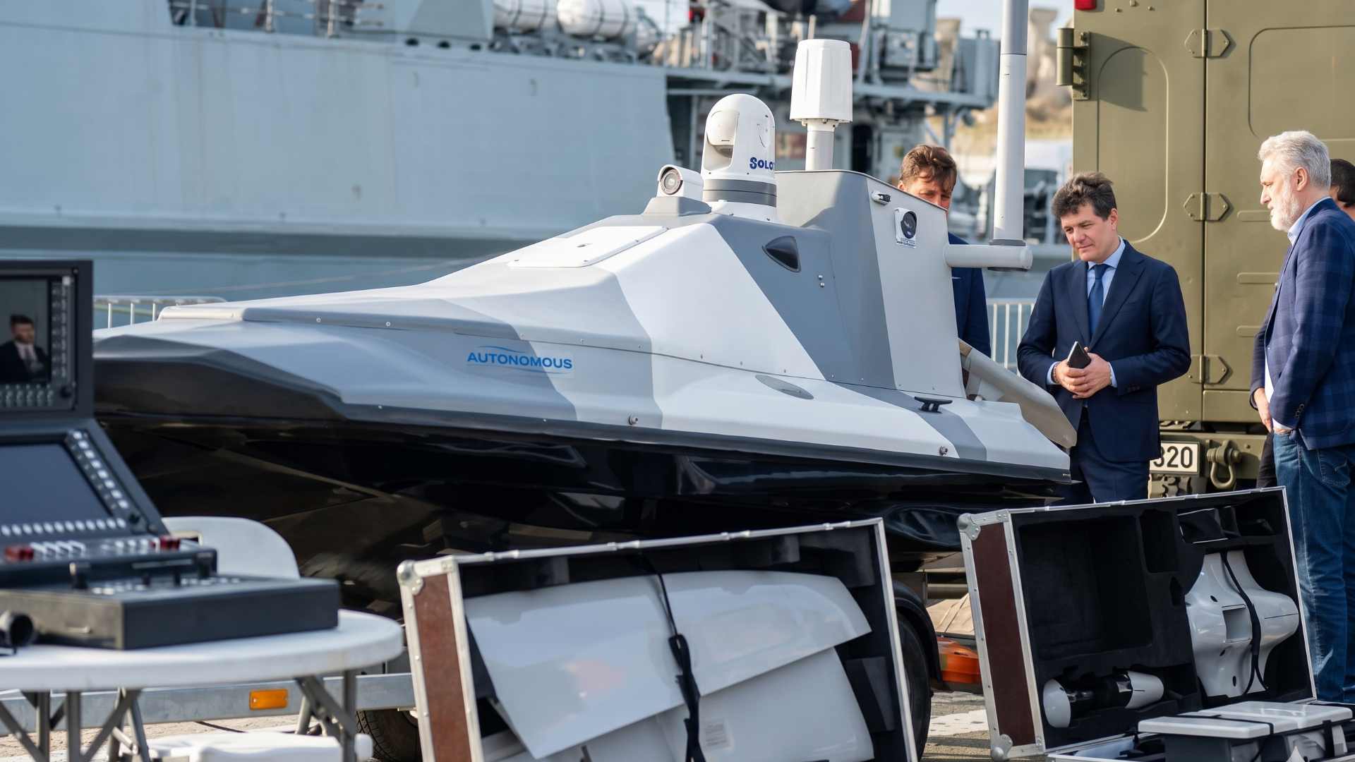 VIDEO | „Sea Baby” de România: Cum a apărut Squallus, drona maritimă românească care ar putea ajuta la securizarea obiectivelor strategice de la Marea Neagră (Frontier Defense)
