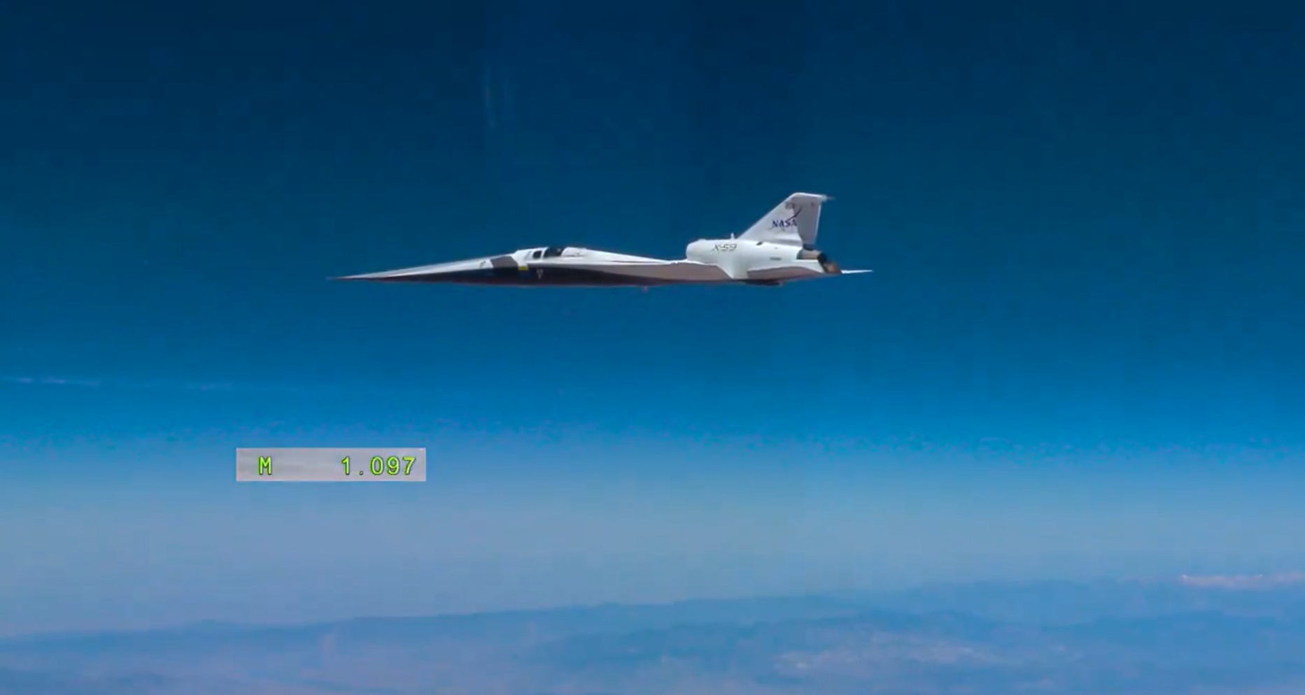 Un avion al NASA a depășit bariera sunetului în cadrul primului zbor de testare supersonic