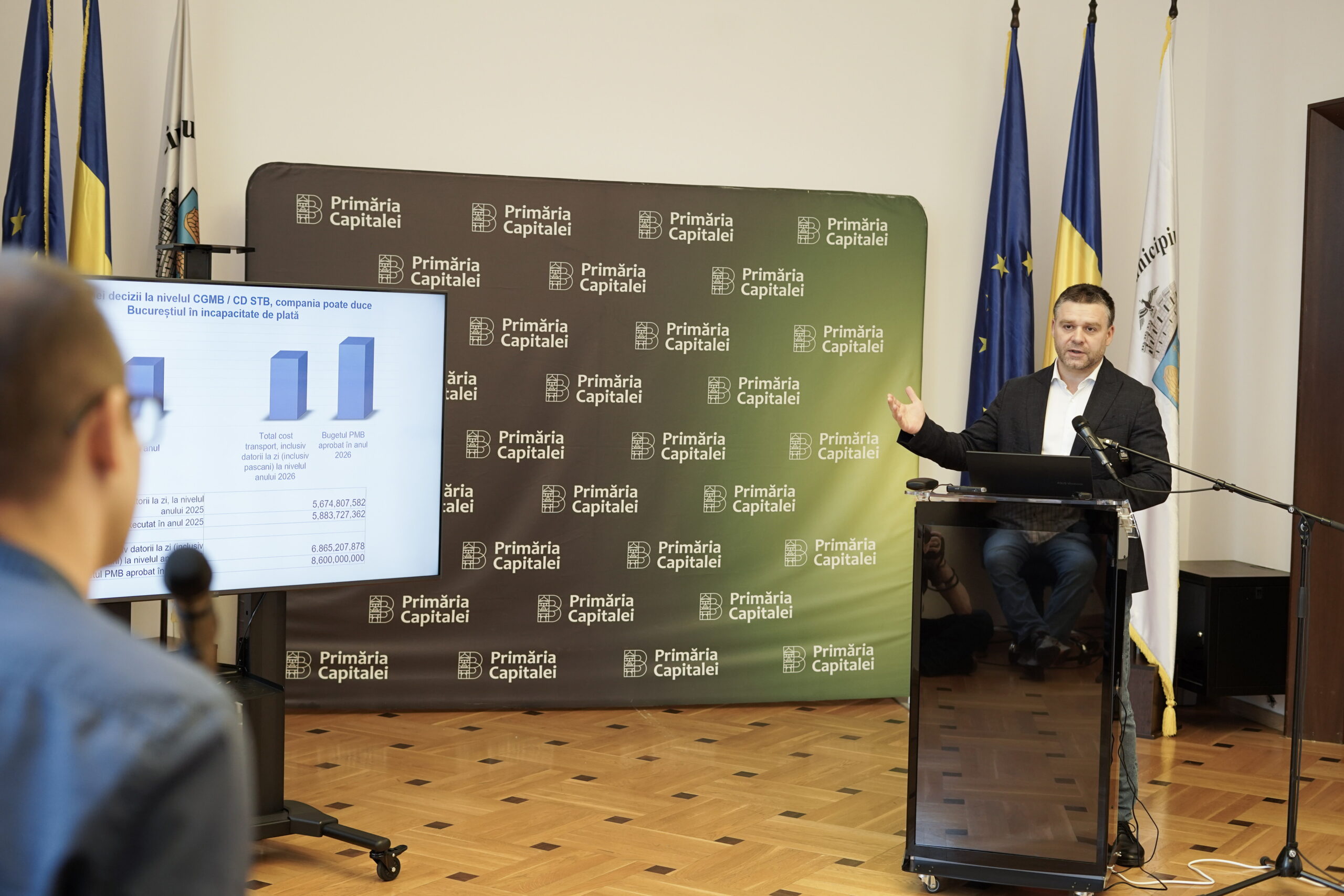 BREAKING Primarul general cere intrarea în insolvență a STB pentru a evita falimentul. Ciucu: operatorul transportului public de suprafață din București „se află într-o situație aproape dezastruoasă”. „Dacă nu intervenim acum, poate trage în jos întregul București” / Bucureștiul plătește 90% din transportul din Ilfov, datoriile STB au ajuns aproape cât bugetul Capitalei