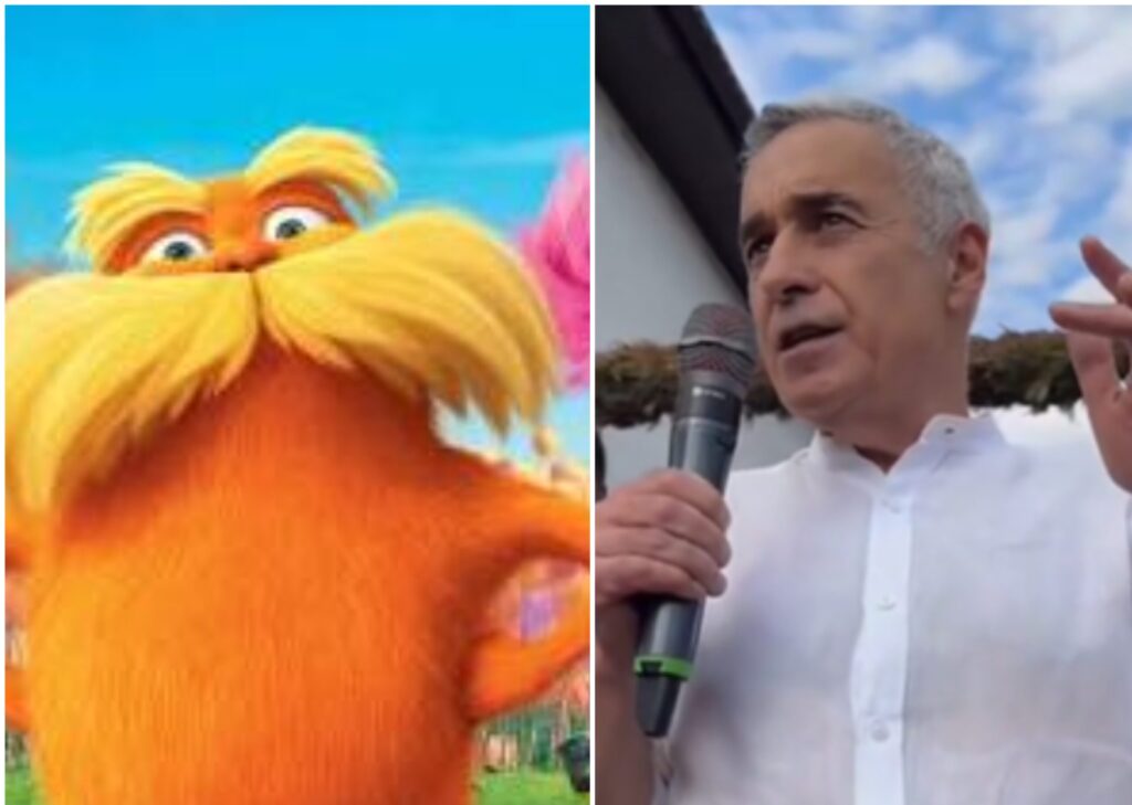 Călin Georgescu, baie de mulțime la Domnești, în Argeș / A vorbit în discursul său despre„Grădina Maicii Domnului”, despre românii jefuiți de munca lor și a încheiat apoteotic cu o reinterpretare a unui citat dintr-un film de desene animate