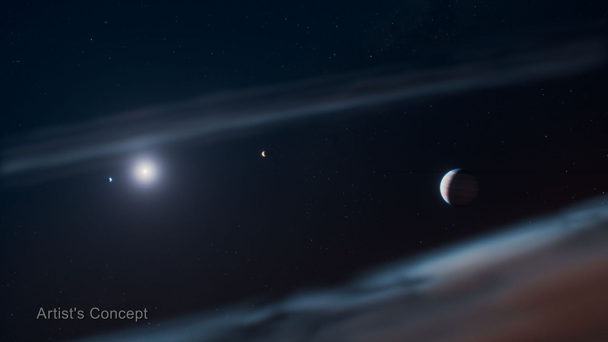 Astronomii au descoperit o exoplanetă la 63 de ani-lumină de Pământ, de 2 ori mai mare decât Jupiter