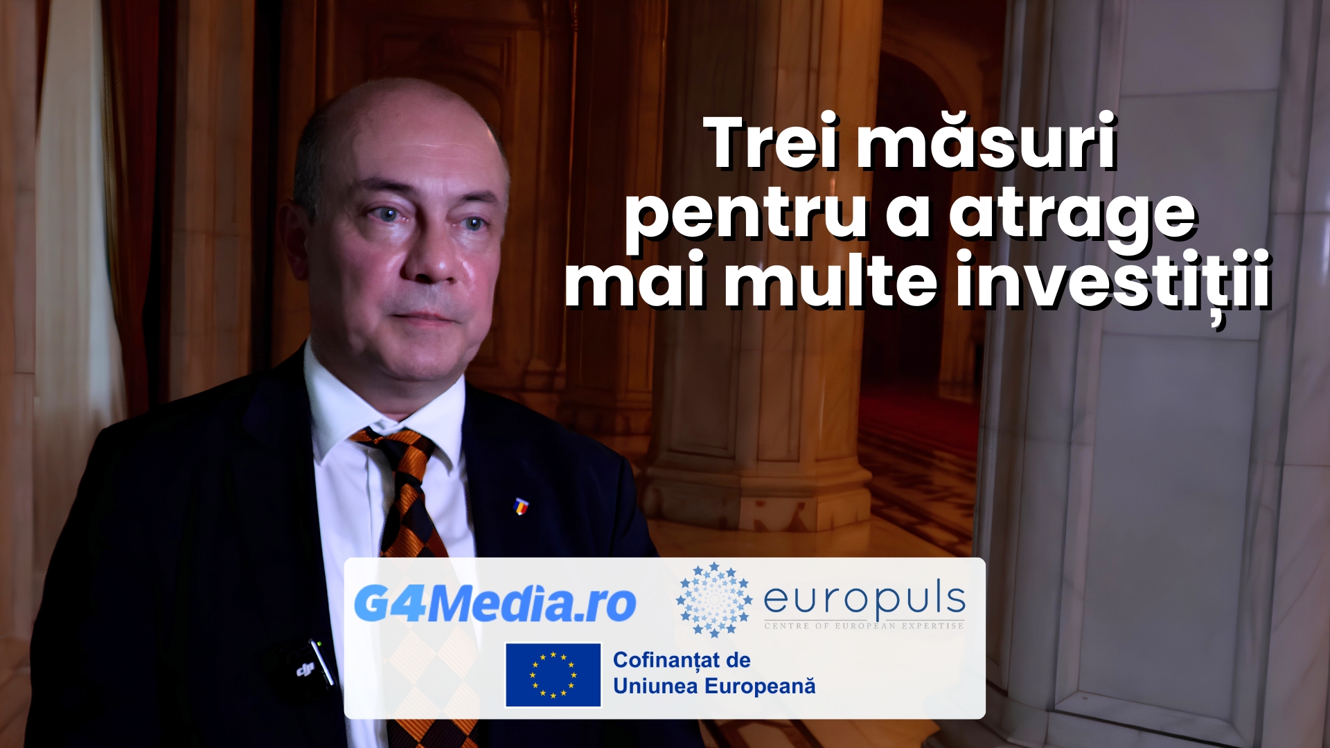 VIDEO INTERVIU Marius Cara, Banca Europeană de Investiții: Cele trei direcții esențiale pentru atragerea viitoarelor fonduri europene