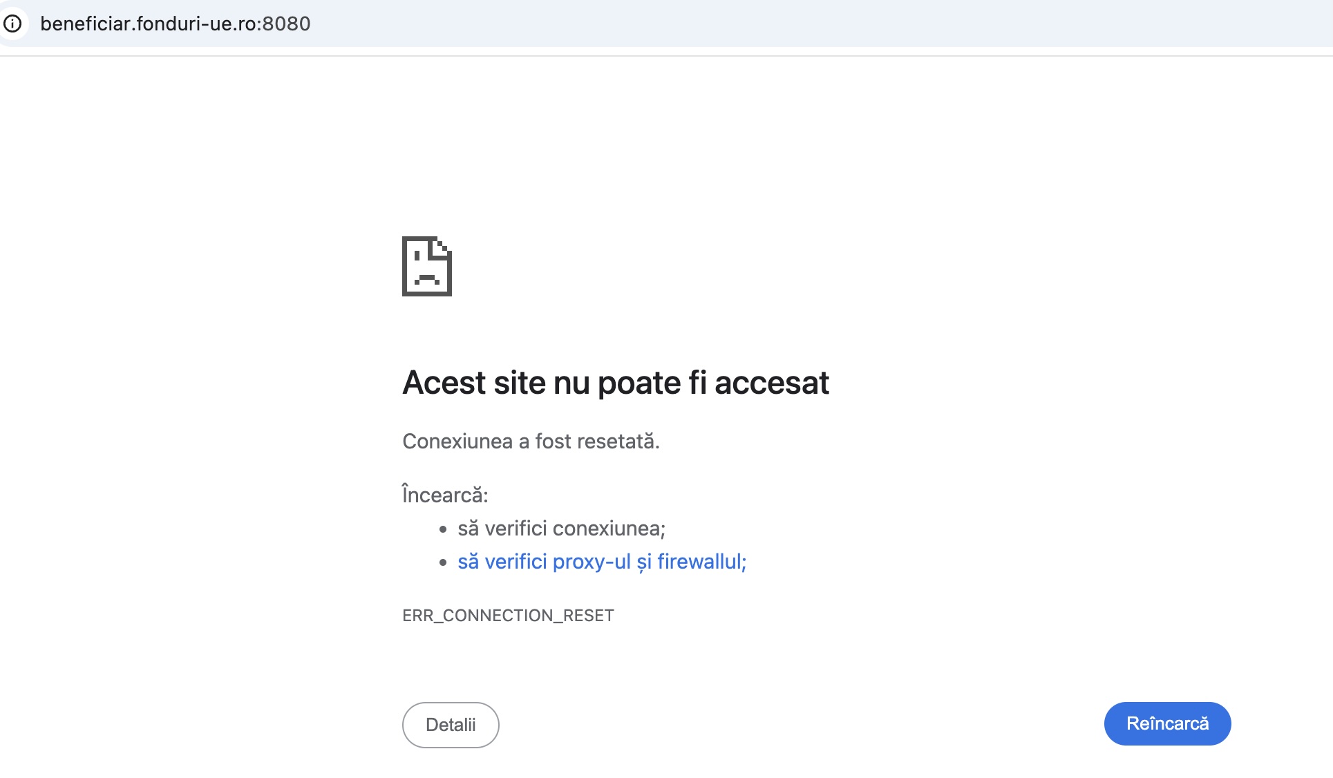 Atac informatic la Ministerul Investițiilor și Proiectelor Europene / Aplicația Achiziții Beneficiari Privați nu poate fi accesată