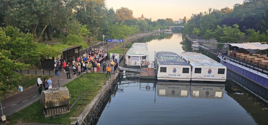canal Bega, Timisoara, calatorie spre Serbia