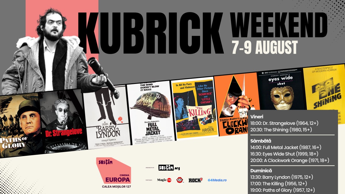 La Cinema Europa revin weekend-urile tematice: Anime Cult, Stanley Kubrick și David Fincher deschid seria de weekenduri speciale din această vară (Parteneriat)