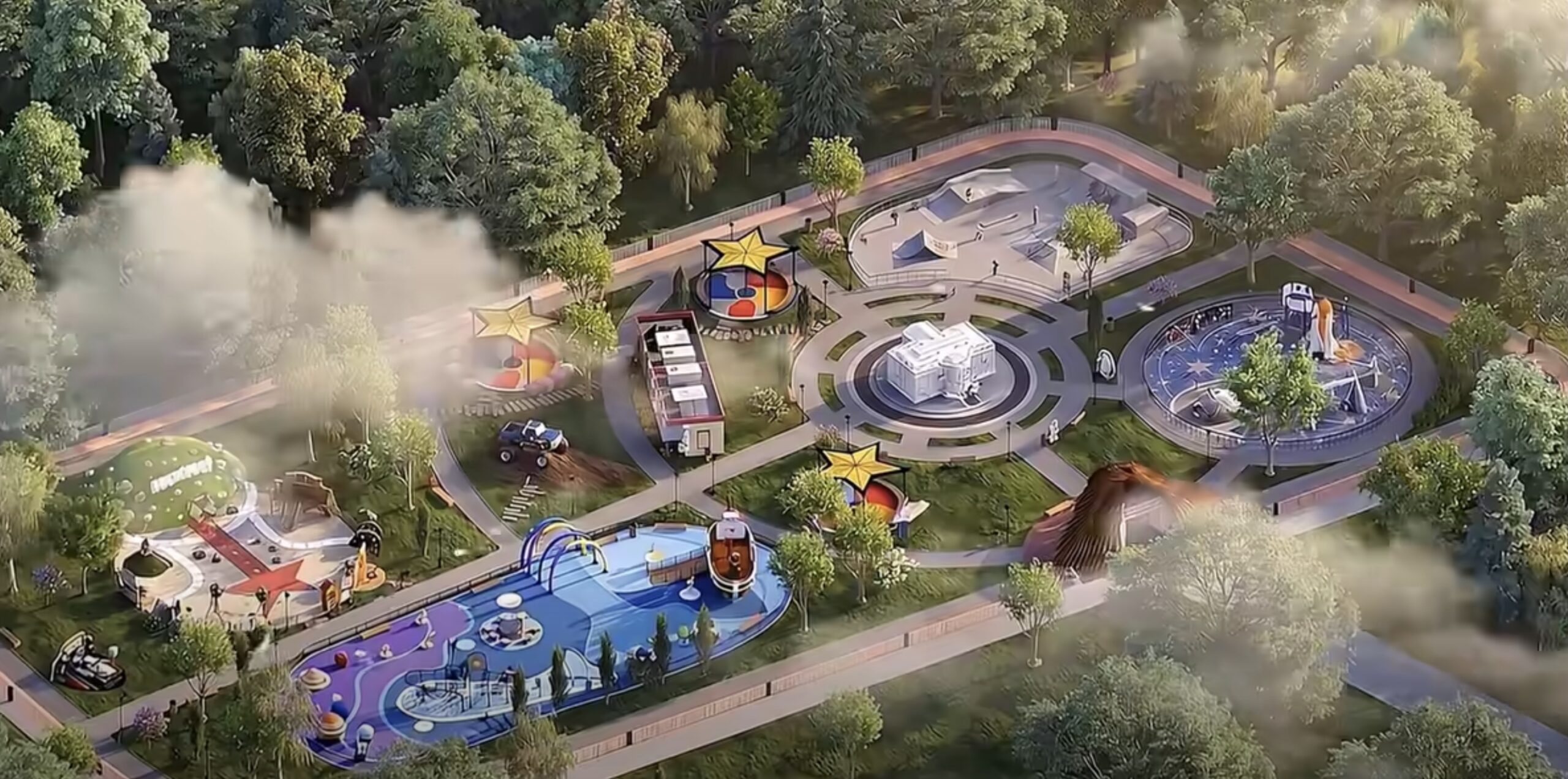 VIDEO NASA, Hollywood și Donald Trump, în același parc din București / Primarul Daniel Băluță a prezentat proiectul Parcului Prieteniei Româno-Americane „Donald Trump”