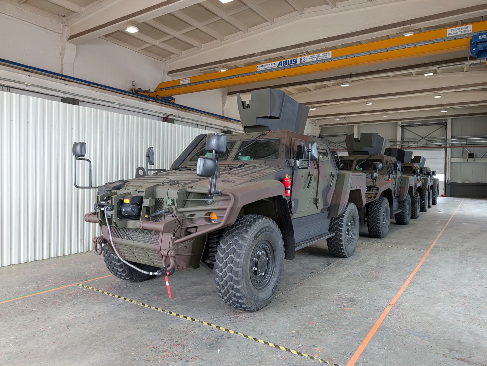 Primele vehicule blindate COBRA II fabricate integral în România au fost livrate Armatei