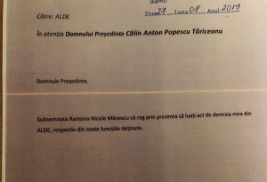 demisie ramona manescu alde