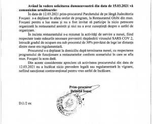 Răspunsul Parchetului pentru G4Media.ro 